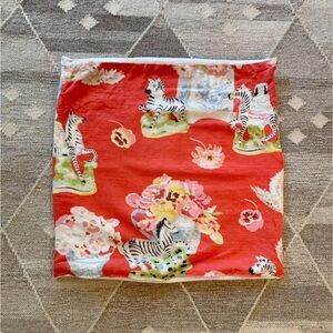 Brunschwig & Fils Gillian's Zebras 20” Pillow Cover